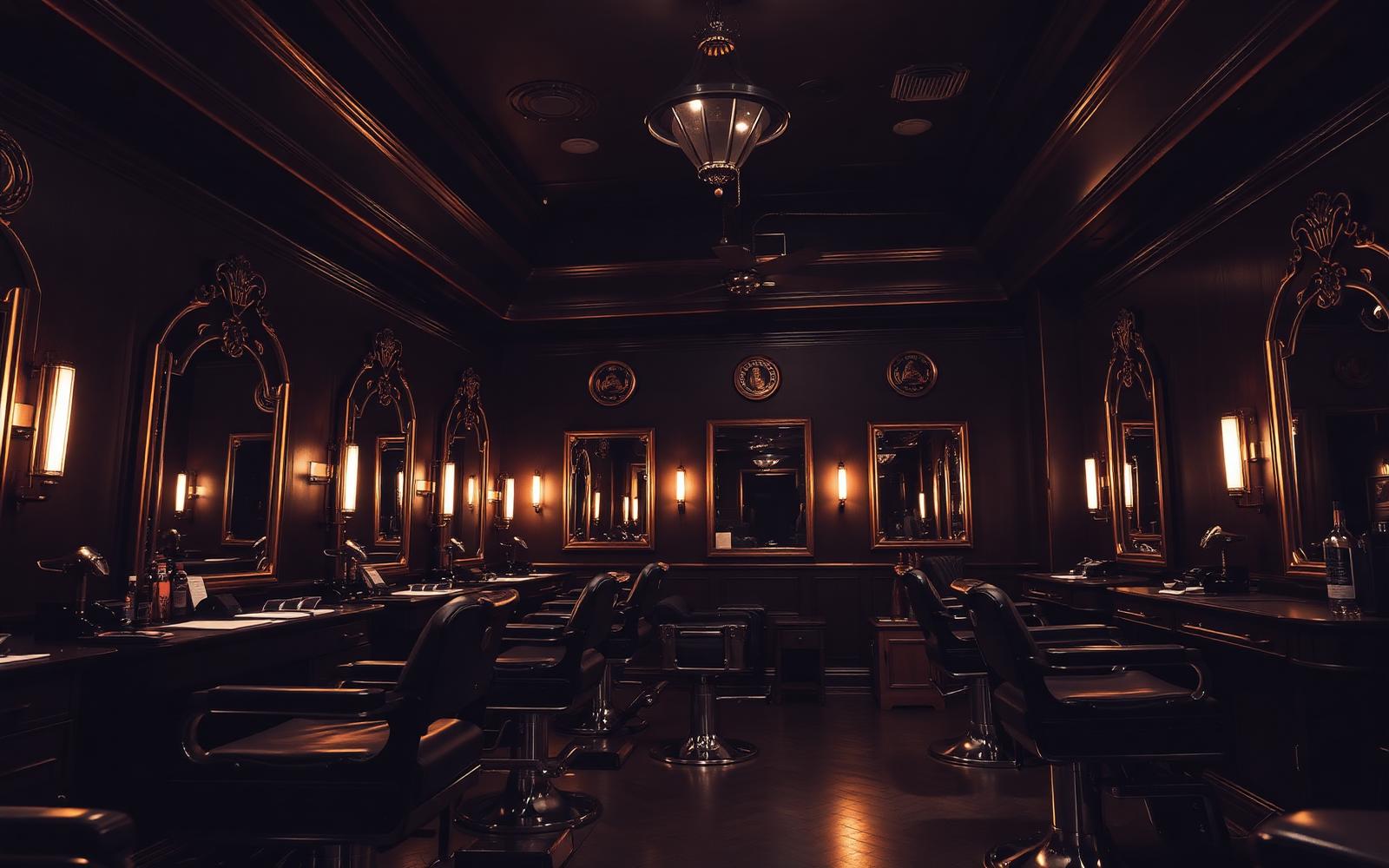 Interior premium al frizeriei Barber House